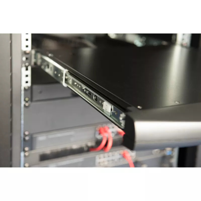 Digitus 19 colių HD LCD KVM konsolė 16 prievadų Cat 5 US klaviatūra