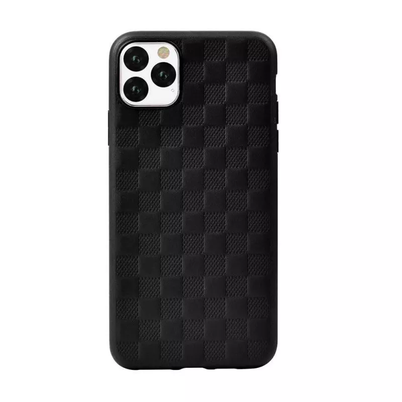 Minkštas dėklas Devia Woven2, skirtas iPhone 11 Pro — austa tekstūra, juodas