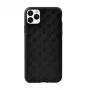 Minkštas dėklas Devia Woven2, skirtas iPhone 11 Pro — austa tekstūra, juodas