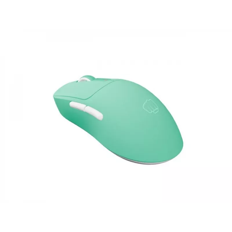 Belaidė pelė Fury Tanto T4 mėtų žalia — reguliuojama DPI, USB imtuvas, ergonomiškas dizainas