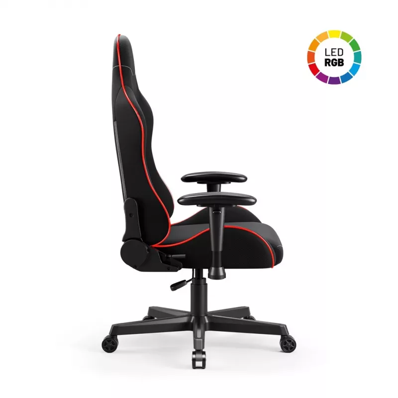 Žaidimų kėdė Diablo X-Starter Juoda LED — Diablo X-Starter žaidimų kėdė su integruotu LED apšvietimu