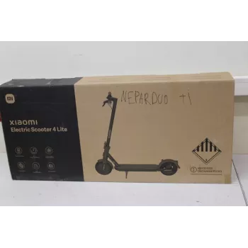 IŠPARDAVIMAS. Xiaomi Electric Scooter 4 Lite EU | IŠPARDAVIMAS. IŠPARDAVIMAS. Xiaomi Electric Scooter 4 Lite EU | 300 W | 25 km/h | 8.5 colio | 3 mėn. | Juoda | NAUDOTAS, PAŽEISTA PAKUOTĖ, TRŪKSTA: ĮKROVIKLIO IR ŠEŠIAKAMPIO RAKTO