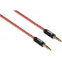 Hama 0,5 m 3,5 mm / 3,5 mm garso kabelis, raudonas