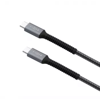USB-C į USB-C laidas FIXED FIXDA-CC2-GR — 2 m, 240 W galios tiekimas
