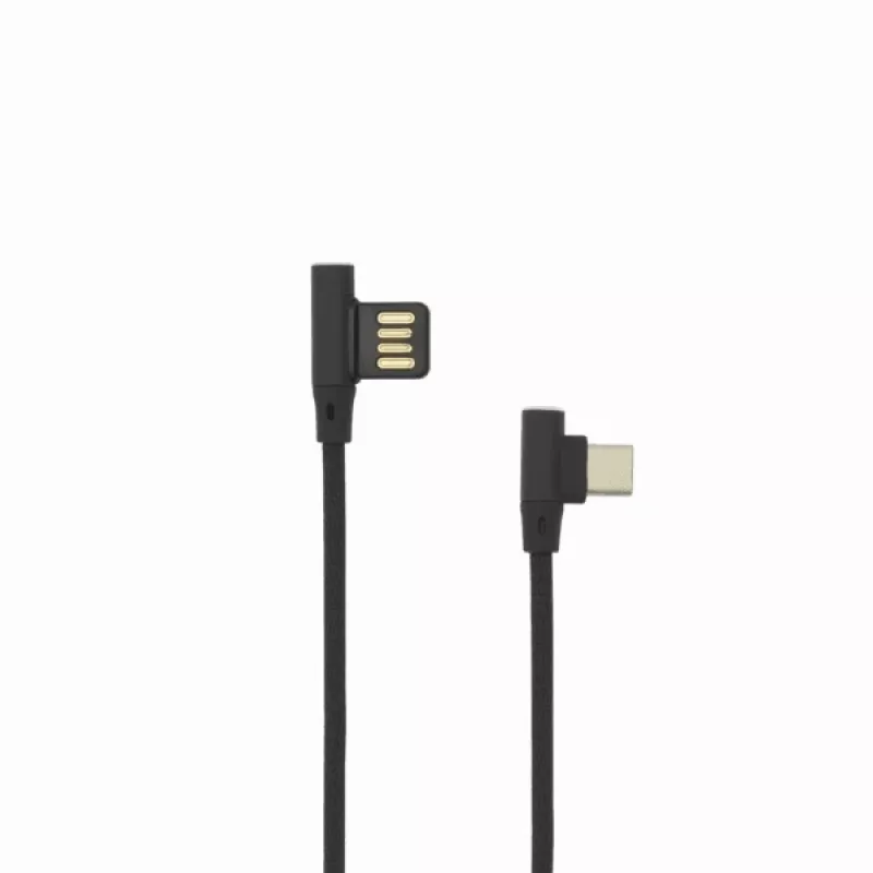 Sbox USB-C-90-B USB->Type C 90 M/M 1.5m Juoda