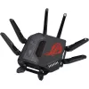 ASUS ROG Rapture GT-BE98 belaidis maršrutizatorius 10 Gigabit Ethernet keturjuostis (2,4 GHz / 5 GHz-1 / 5 GHz-2 / 6 GHz) Juoda