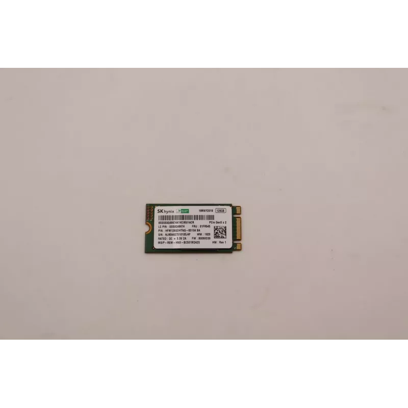 Lenovo Hynix BC501 128G M.2 2242 PCIe HFM128GDHTNG-8310A S (01FR545)
