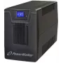 Nepertraukiamo maitinimo šaltinis PowerWalker VI 800 SCL FR — Linijinė-interaktyvi UPS 0,8 kVA (480 W), 2 Type E lizdai, USB, RJ-45/RJ-11, 12V 9Ah baterija, bokštas, juoda