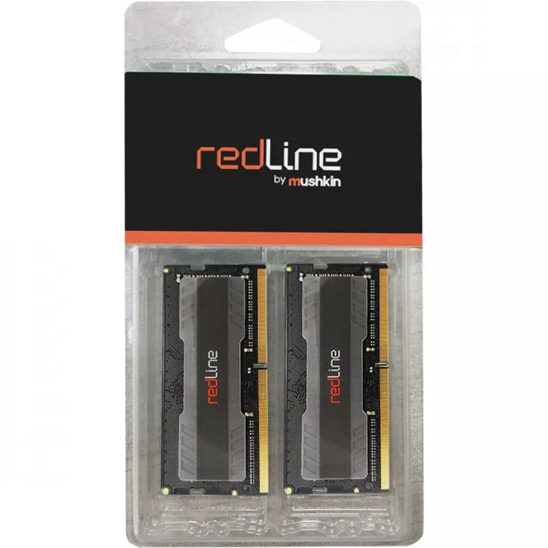 SO-DIMM 16 GB DDR4-3200 (2x 8 GB) Dual-Kit, atmintis juoda, MRA4S320NNNF8GX2, Redline, INTEL XMP