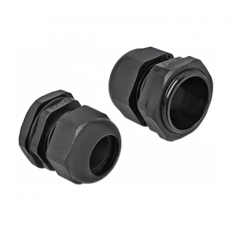 Kabelio riebokšlio DeLOCK 60226 juodo plastiko 10 vnt.