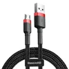 kabelis Micro USB Baseus Cafule 1.5A 2m (raudona ir juoda)