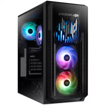 Stalinis kompiuteris Acer Predator PO5-660 — Intel Core Ultra 7 265F 5,3 GHz, 32 GB DDR5, 2 TB SSD, NVIDIA GeForce RTX 5070, Windows 11 Home, juodas