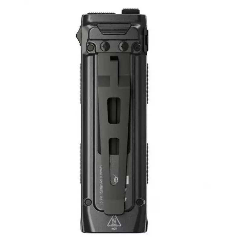 Rankinis žibintuvėlis Nitecore EDC23 — kompaktiškas, USB įkraunamas, juodas, atsparus dulkėms/vandeniui IP54, du šviesos diodai, įmontuota baterija, 0,101 kg