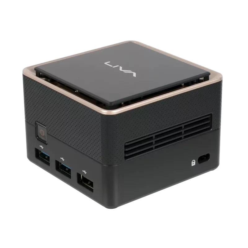 EliteGroup LIVA Q3 Plus - Mini-PC - Ryzen Embedded V1605B / 2 GHz