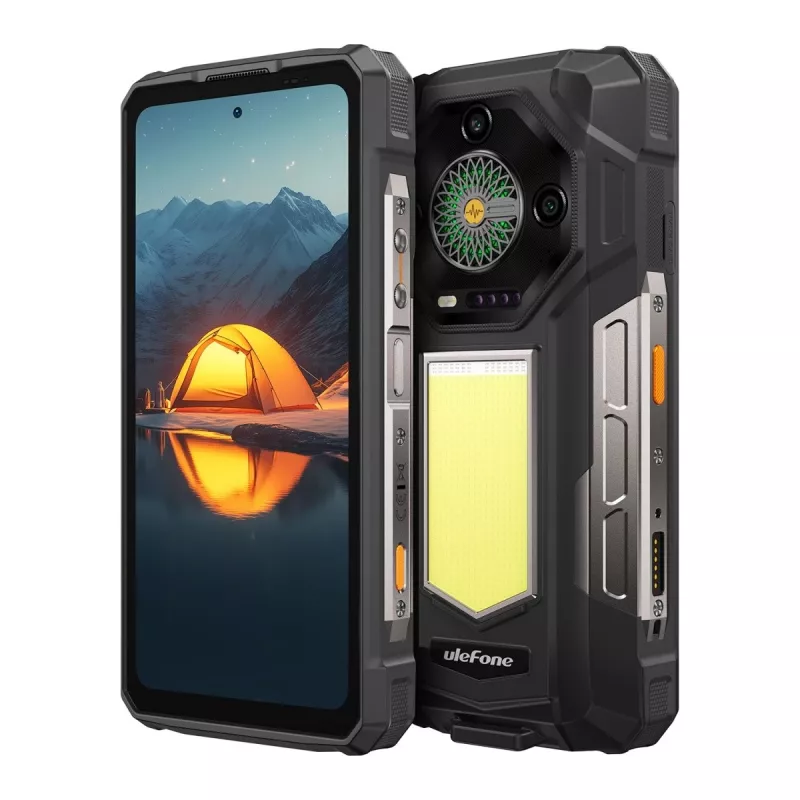 Patikimas išmanusis telefonas UleFone Armor 33 5G 6,3 colio — 12 GB RAM, 512 GB atminties, juoda