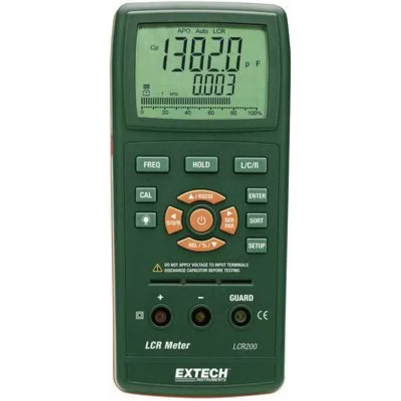 EXTECH Komponententester digital LCR200 CAT I Display (Counts): 20000 (LCR200)