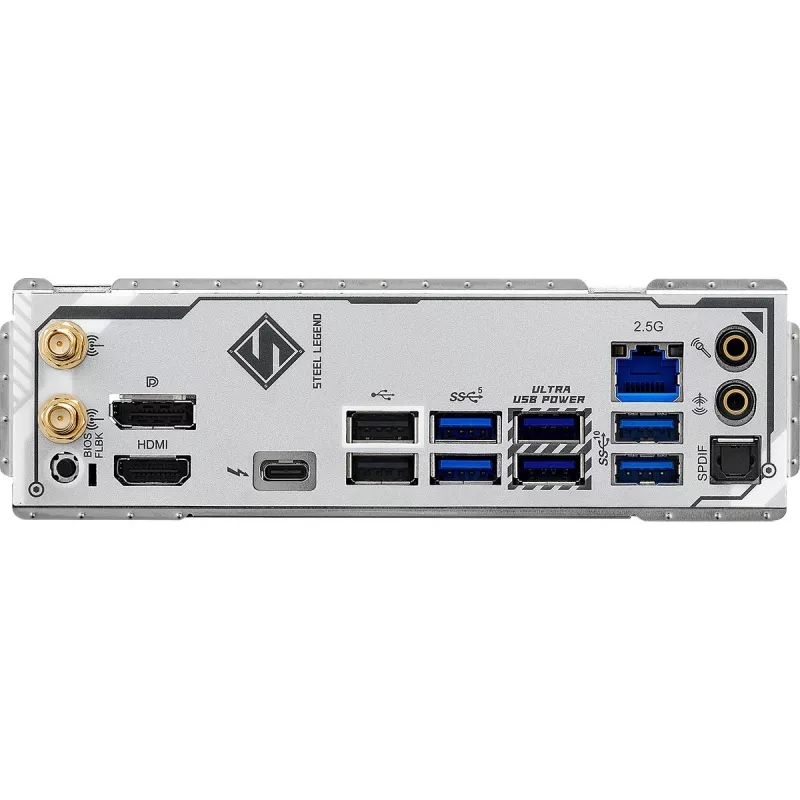 Motininė plokštė ASRock B860M Steel Legend WiFi — Intel B860, LGA 1851, micro‑ATX, DDR5, 4 DIMM, Wi‑Fi 6E, 2.5GbE