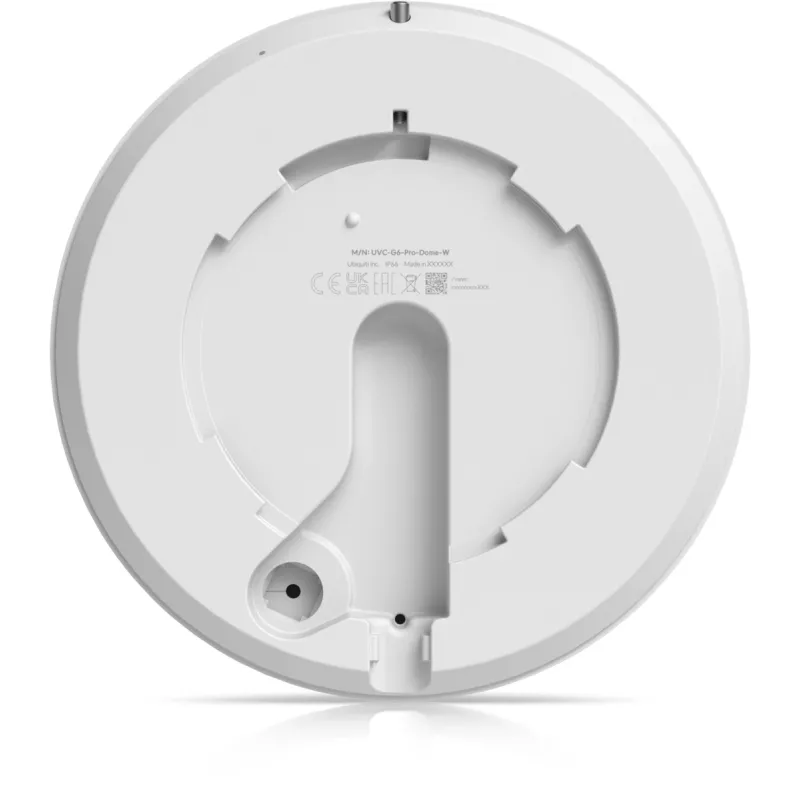 Ubiquiti UniFi 4MP (8K) vaizdo G6-Pro-Dome kamera, 2,36x priartinimas, kelių TOPS AI variklis, balta spalva „UniFi Camera-Sicherheit“ (UVC-G6-PRO-DOME-W)