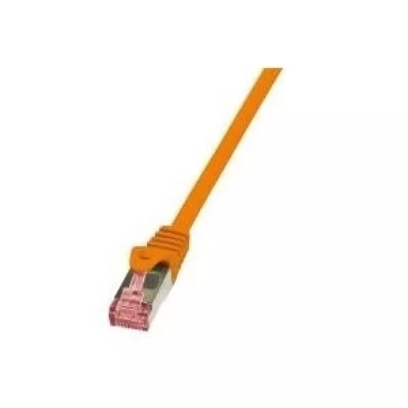 Tinklo kabelis LogiLink 10m Kat.6 RJ-45 S/FTP oranžinis