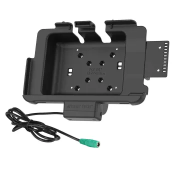 “Dock Power” priedas prie “Zebra ET40/ET45” 10 colių planšetės — tvirtinimo ir maitinimo sprendimas (MPN 3PTY-RAM-HOL-ZE21PU)