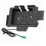 “Dock Power” priedas prie “Zebra ET40/ET45” 10 colių planšetės — tvirtinimo ir maitinimo sprendimas (MPN 3PTY-RAM-HOL-ZE21PU)
