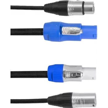 DMX laidas EUROLITE 30227785 P-Con į 5 kontaktų XLR, 5 m