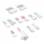 Kabelių / adapterių rinkinys „Kolink Core Pro“ pintas kabelio prailginimo rinkinys 12V-2x6 1 tipo – „Brilliant White“ / „Neon Blue“ / „Pure“