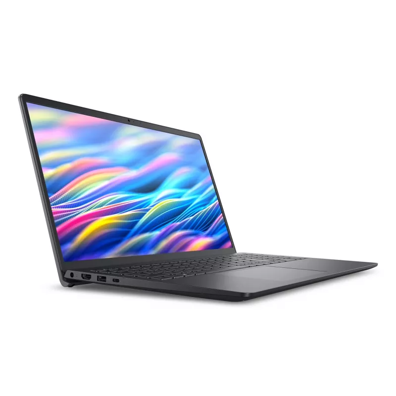 DELL DC15250 Intel® Core™ i5 i5-1334U Nešiojamasis kompiuteris 39,6 cm (15,6 col.) Full HD 8 GB DDR4-SDRAM 512 GB SSD Wi-Fi 6 (802.11ax) Windows 11 Pro Juoda