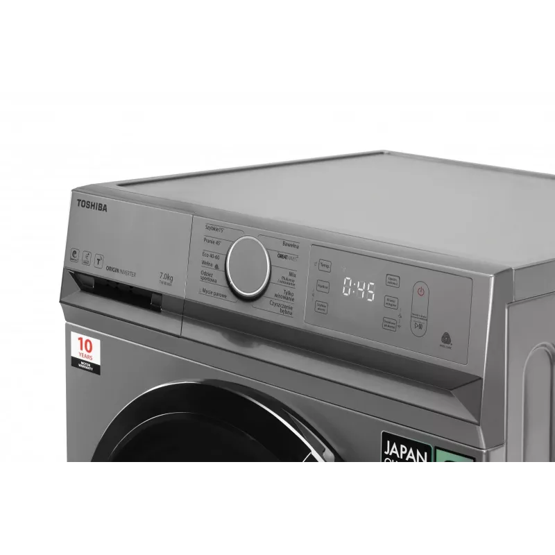 Plona skalbimo mašina Toshiba TW-BL80A2PL(SS), 8 kg