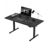 Reguliuojamo aukščio elektrinis žaidimų stalas Mark Adler MA-Leader 7.6, juodas – 160×80 cm, 72–118 cm, maks. 70 kg