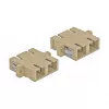 DELOCK optinis adapteris SC lizdas–SC lizdas smėlinis, 4 vnt. pakuotė (modelis 85996)