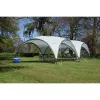 Pavillon renginių pastogė, 4,5 x 4,5 m (šviesiai pilka / pilka)