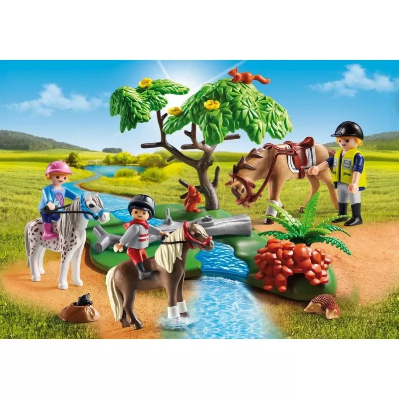 Playmobil Country Horseback Ride - Tier - Country Horseback Ride - 4 metai - Įvairiaspalvis (5685)