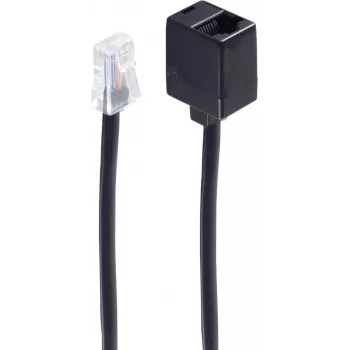 telefono laidas ShiverPeaks BS70226-8/8 6 m Juodas