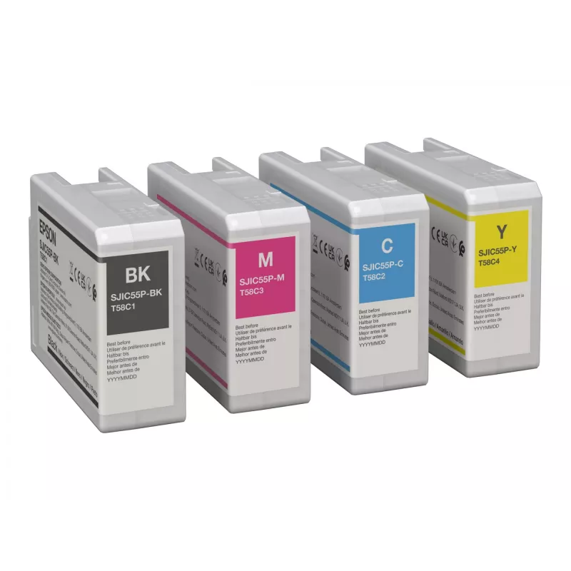 Rašalinė kasetė Epson SJIC55(M), skirta ColorWorks CW-D6500/D6000, purpurinė