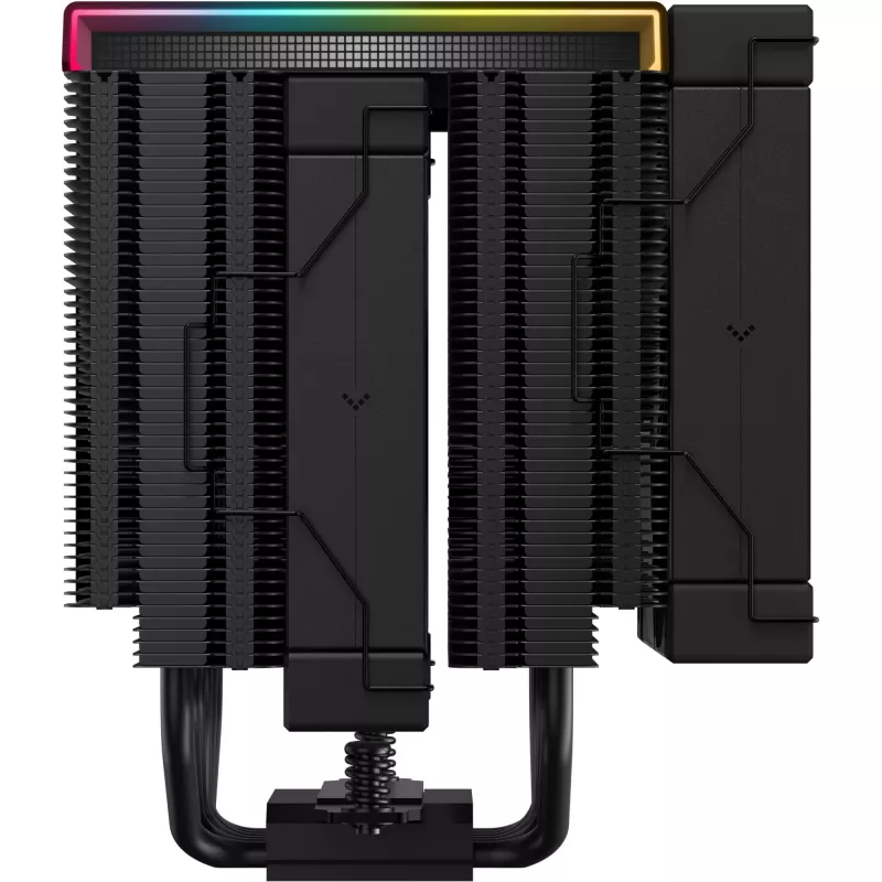 Oro aušintuvas DeepCool AK620 Digital PRO — 120 mm ventiliatorius, 1750 RPM, 25 dB, 12 V, tinkamas LGA1700/AM5, juodas