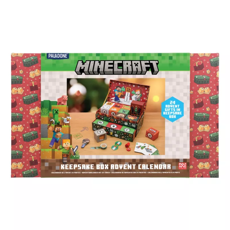 Dėžutės–advento kalendoriaus dovanėlė Paladone PP15749MCF Minecraft 24 staigmenos