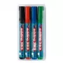 Marker Edding 383 Chisel tip Juoda Blue Green Red