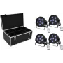 LED grindų šviestuvas EUROLITE SLS-603 TCL UV 4x — LED scenos/grindų lempa su 4 UV TCL vamzdeliais