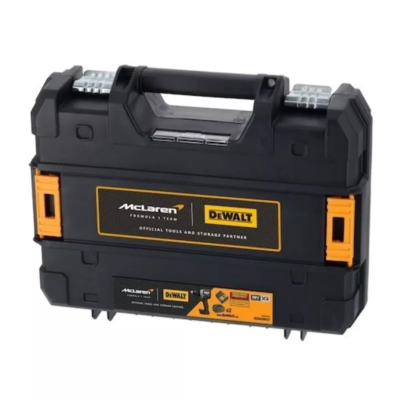 DeWalt MCLAREN DCD85MP2T gręžtuvas-suktuvas 18 V juodas, geltonas