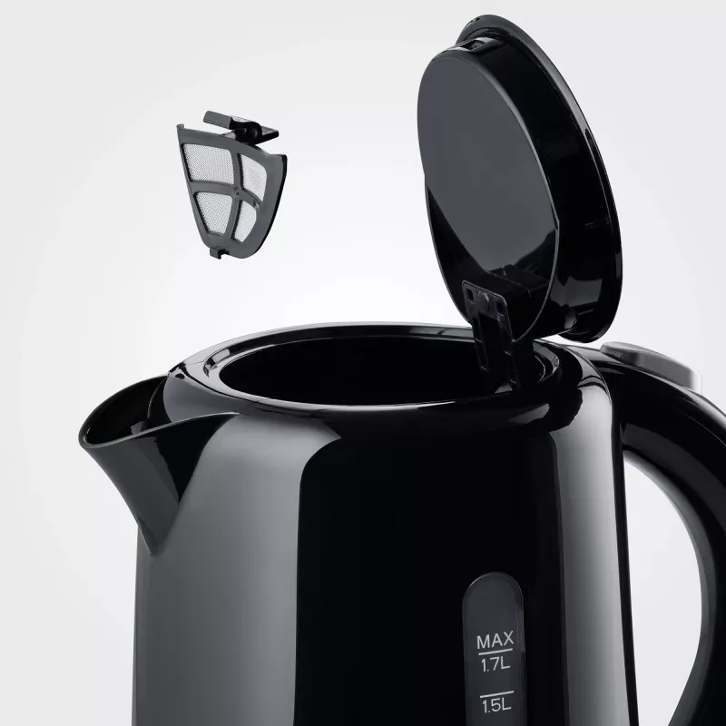 „Severin WK 4322“ elektrinis virdulys, 1,7 l, 2200 W, juodas