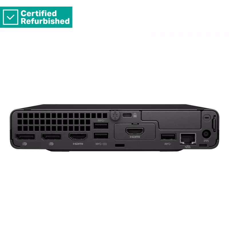 RENEW Sidabrinė HP Pro 400 G9 Mini - i5-13500T, 8GB, 256GB SSD, USB pelė, Win 11 Pro, 1 metai