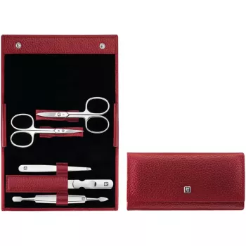 Manikiūro ir pedikiūro įrankių rinkinys ZWILLING 97438-003-0 — 5 vnt., odinis dėklas