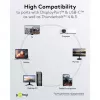 Goobay USB-C į DisplayPort kabelis - paauksuotos jungtys, Ultra HD raiška iki 4k @ 60Hz, C tipo Thunderbolt 3/4 į DP adapteris, suderinamas su