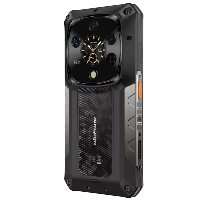 Patikimas išmanusis telefonas UleFone Armor 28 Ultra 5G — 16GB RAM, 1TB atminties, juodas