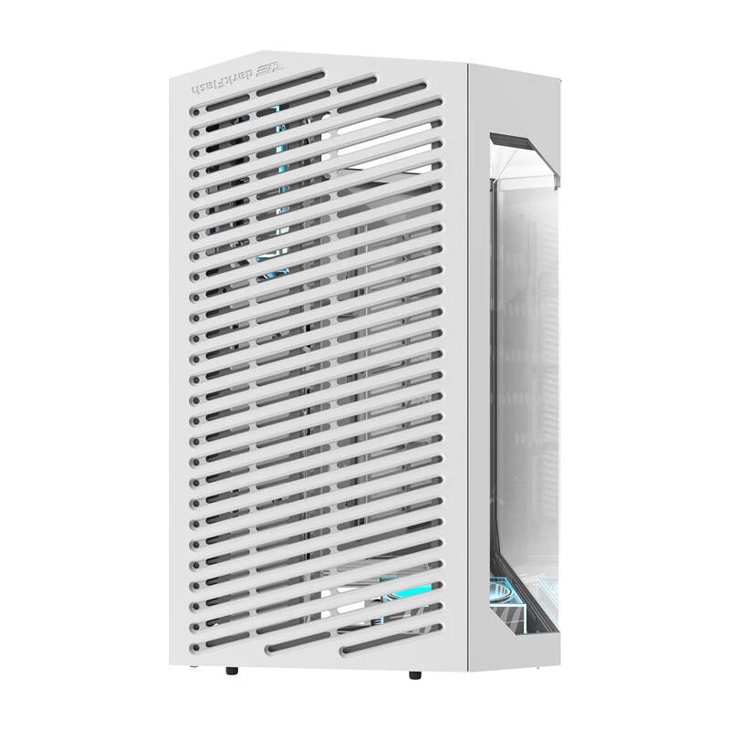 Darkflash DY470 kompiuterio korpusas (baltas) + 4 ventiliatoriai