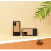 Apsauginis telefono dėklas Man and Wood Samsung Galaxy Note 20 Ultra — silkės rašto nero juoda