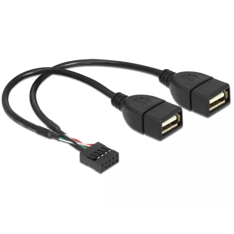 Vidinis USB laidas DeLOCK 83292 0,2 m, lizdas–lizdas
