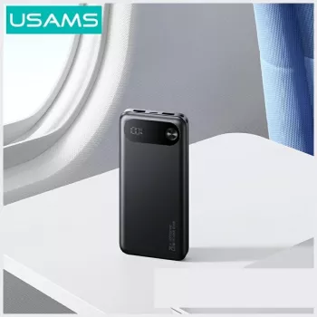 Nešiojama išorinė baterija usams PB80 10000mAh 20W PD balta