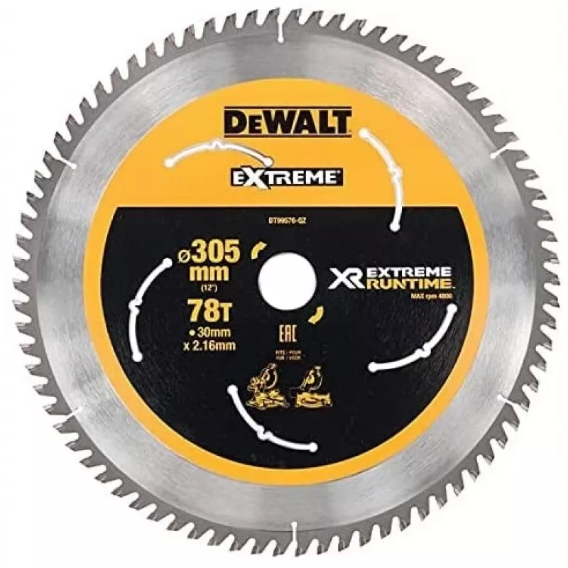 DeWALT DT99576-QZ diskinis pjūklo diskas 30.5 cm 1 vnt.